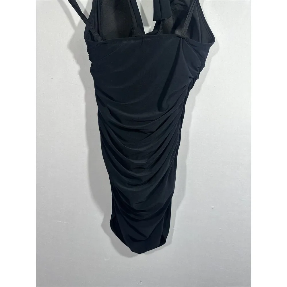 NEW $184 Magicsuit [ 10‎ US ] Yvonne Halter One-Piece Swimsuit Black #6343